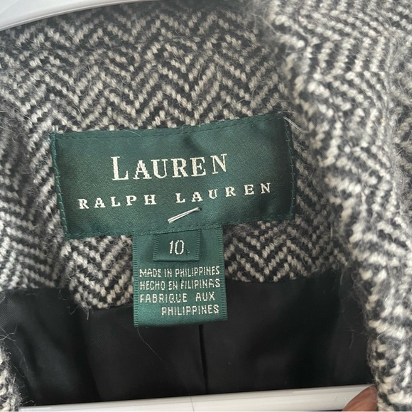 Lauren Ralph Lauren alpaca wool full zip jacket Size 10 - Picture 2 of 6